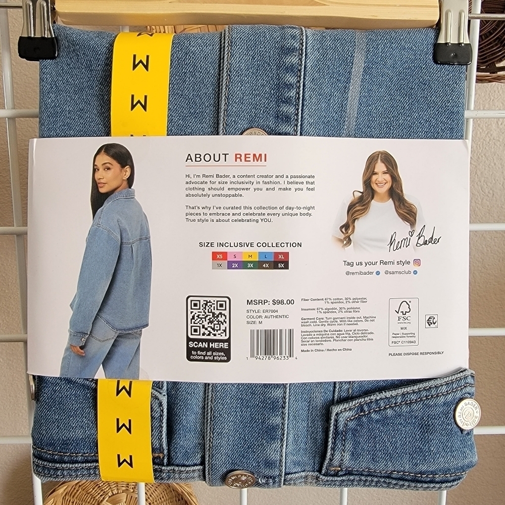 Edited by Remi Bader Denim Top - Picture 4 of 5